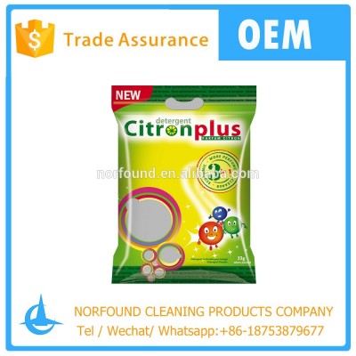 35g citronplus high density cheap clothes washing detergent