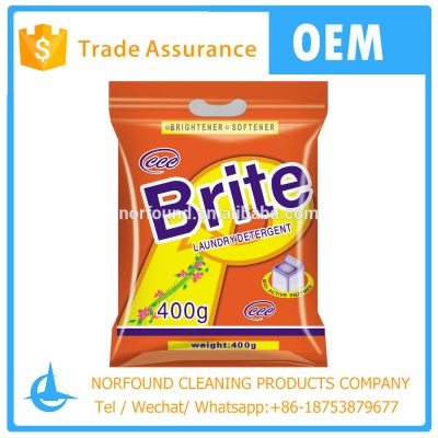 Africa OEM High Foam Washing Powder Good Quality Laundry Detergent Power Effect Washing Machine Powder