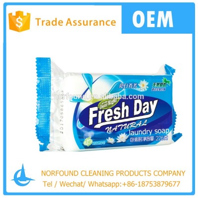 Fresh day sea perfume white washing soap certified by SGS Jabon de lavar